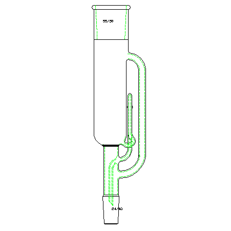 E105550 脂肪提取器,主管外径54mm，总高352mm 组合组成