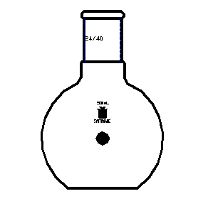 F124500,平底烧瓶,磨口:24/40,500ml