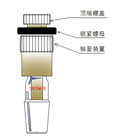 S822440 机械搅拌轴套，磨口24/40 磨口24/40