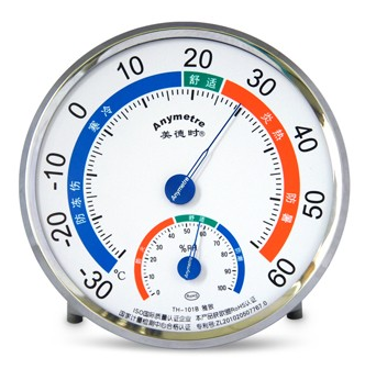 T20101B 指针式温湿度计 温度范围 -30℃～+60℃ 规格指针式温湿度计 温度范围 -30℃～+60℃ 规格