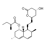 (S)-2-甲基丁酸{(1S,3R,7S,8S,8aR)-8-[2-((2R,4R)-4-羟基-6-氧代-四氢-2H-2-吡喃基)乙基]-3,7-二甲基-1,2,3,7,8,8a-六氢萘-1-基}酯