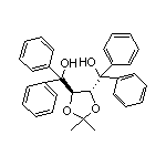 (4R,5R)-2,2-二甲基-alpha,alpha,alpha’,alpha’-四苯基二氧戊环-4,5-二甲醇