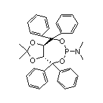 (3aR,8aR)-(-)-(2,2-二甲基-4,4,8,8-四苯基四氢-[1,3]二氧戊环并[4,5-e][1,3,2]二氧杂膦庚烷-6-基)二甲胺