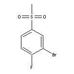 1-氟-2-溴-4-甲砜基苯