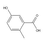 2-甲基-5-羟基苯甲酸