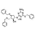 (1S,2S,3S,5S)-2-(苄氧基甲基)-3-(苄氧基)-5-[2-氨基-6-(苄氧基)-9H-嘌呤-9-基]环戊醇