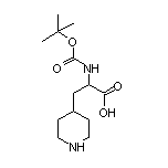 2-(Boc-氨基)-3-(4-哌啶基)丙酸