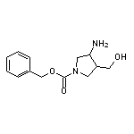 1-Cbz-3-氨基-4-(羟甲基)吡咯烷