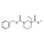 1-Cbz-3-乙基哌啶-3-甲酸甲酯