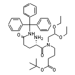 (S)-4-[2-氨基-N-(2,2-二乙氧基乙基)-5-氧代-5-(三苯甲基氨基)戊酰氨基]丁酸叔丁酯