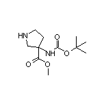 3-(Boc-氨基)吡咯烷-3-甲酸甲酯