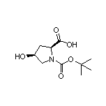 (2S,4S)-1-Boc-4-羟基吡咯烷-2-甲酸