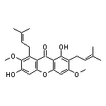 1,6-二羟基-2,8-双(3-甲基-2-丁烯-1-基)-3,7-二甲氧基-9H-氧杂蒽-9-酮