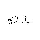 (R)-2-(3-吡咯烷基)乙酸甲酯盐酸盐