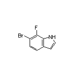 6-溴-7-氟吲哚