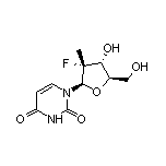 (2’R)-2’-脱氧-2’-氟-2’-甲基尿苷