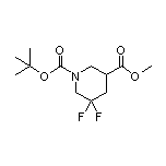 1-Boc-5,5-二氟哌啶-3-甲酸甲酯