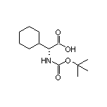 (R)-2-(Boc-氨基)-2-环己基乙酸