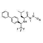 (S)-2-[[(R)-1-(联苯-4-基)-2,2,2-三氟乙基]氨基]-N’-氰基-N,N’,4-三甲基戊酰肼