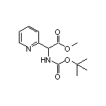 2-(Boc-氨基)-2-(2-吡啶基)乙酸甲酯