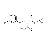 1-Boc-5-(3-氯苯基)哌啶-2-酮