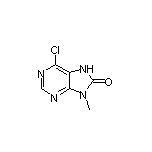 6-氯-9-甲基-7H-嘌呤-8(9H)-酮