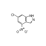 4-硝基-6-氯-1H-吲唑