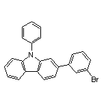 2-(3-溴苯基)-9-苯基咔唑