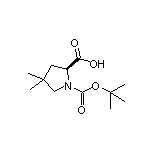 (S)-1-Boc-4,4-二甲基吡咯烷-2-甲酸