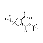 (6S)-1,1-二氟-5-Boc-5-氮杂螺[2.4]庚烷-6-甲酸