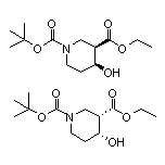 顺式-1-Boc-4-羟基哌啶-3-甲酸乙酯