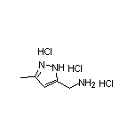 3-甲基-5-(氨甲基)吡唑三盐酸盐