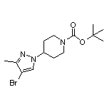 1-Boc-4-(3-甲基-4-溴-1-吡唑基)哌啶