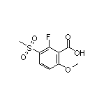 2-氟-3-甲砜基-6-甲氧基苯甲酸