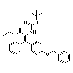 2-(Boc-氨基)-3-[4-(苄氧基)苯基]-3-苯基丙烯酸乙酯