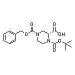 (R)-1-Boc-4-Cbz-哌嗪-2-甲酸