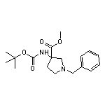 1-苄基-3-(Boc-氨基)吡咯烷-3-甲酸甲酯