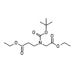 3-[(Boc)(2-乙氧基-2-氧代乙基)氨基]丙酸乙酯