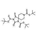 1,3,8-三(Boc)-1,3,8-三氮杂螺[4.5]癸烷-2,4-二酮