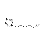 1-(5-溴戊基)-1,2,3-三唑