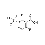 2,6-二氟-3-(氯磺酰基)苯甲酸