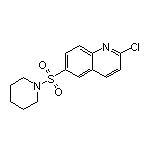 2-氯-6-(1-哌啶基磺酰基)喹啉