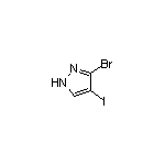 3-溴-4-碘吡唑