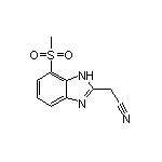 2-(氰基甲基)-7-甲砜基苯并咪唑