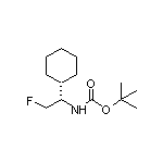 (S)-N-Boc-1-环己基-2-氟乙胺
