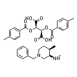 (3R,4R)-1-苄基-N,4-二甲基-3-哌啶胺-(2R,3R)-2,3-二[(4-甲基苯甲酰基)氧基]琥珀酸盐