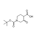 1-Boc-3-氧代哌啶-4-甲酸