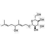 (2E,4S)-4-羟基-3,7-二甲基-2,6-辛二烯-1-基 β-D-吡喃葡萄糖苷, 来源于红景天