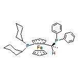 (R)-(-)-1-[(R)-2-( 二环己基膦基)二茂铁基]乙基二苯基膦