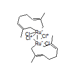 二氯双(μ-氯)双[(1,2,3,6,7,8-η)-2,7-二甲基-2,6-辛二烯-1,8-二基]二钌(IV)